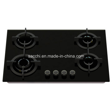 Sabaf Four Burner Tempered Glass Gas Hob -Gna477